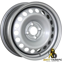 Trebl 64A50C P 6x15 4*100 ET50 DIA60.1 Silver Штампованный