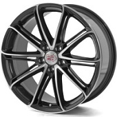 MM1007, 1000 Miglia MM1007 8.5x20 5*112 ET32 DIA66.6 Dark Anthracite Polished Литой, Диски