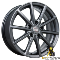 Alcasta M61 6.5x16 5*114.3 ET40 DIA66.1 Graphite Литой
