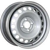 64A50C P, Trebl 64A50C P 6x15 4*100 ET50 DIA60.1 Silver Штампованный, Диски