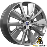 K&K Гамбит 6.5x16 5*108 ET50 DIA63.3 Алмаз черный Литой