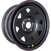 Jeep, Off Road Wheels Jeep 7x16 5*114.3 ET0 DIA84.1 Black Штампованный, Диски