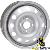 7255 P, Trebl 7255 P 6x15 4*108 ET47.5 DIA63.3 Silver Штампованный, Диски