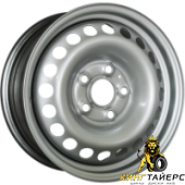 Renault Logan 2, ТЗСК Renault Logan 2 6x15 4*100 ET40 DIA60.1 Silver Штампованный, Диски