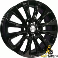Khomen KHW 2010 8x20 6*139.7 ET25 DIA106.1 Black Литой