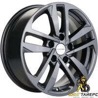 Khomen KHW 1612 6.5x16 5*114.3 ET45 DIA60.1 Black-FP Литой