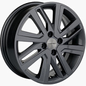 KHW 1609, Khomen KHW 1609 6x16 4*100 ET41 DIA60.1 Black Matt Литой, Диски