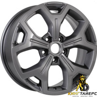 Khomen KHW 1710 6.5x17 5*120 ET60 DIA65.1 Black-FP Литой