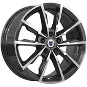 Меренге, K&K Меренге 7.5x17 5*120 ET45 DIA72.6 Дарк платинум Литой, Диски