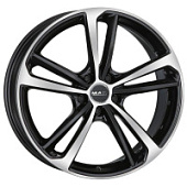 MAK Nurburg 8.5x21 5*112 ET43 DIA66.6 Gloss Black Литой