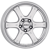 Crunch, Dotz Crunch 8x17 6*139.7 ET20 DIA106.1 Silver Литой, Диски