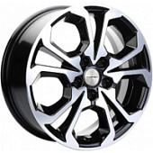 KHW 1711, Khomen KHW 1711 6.5x17 5*108 ET33 DIA60.1 Black Литой, Диски