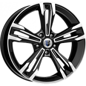 Каррера, K&K Каррера 7x18 5*100 ET45 DIA67.1 Алмаз черный Литой, Диски