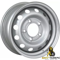 Trebl 64G48L P 6x15 5*139.7 ET40 DIA98.6 Silver Штампованный
