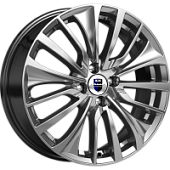 Flanker, K&K Flanker 6.5x17 4*100 ET43 DIA60.1 Алмаз черный Литой, Диски