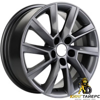 Khomen KHW 1604 6x16 5*100 ET38 DIA57.1 Black Литой