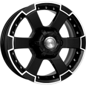 M56, K&K M56 7x16 6*139.7 ET22 DIA107.6 Дарк платинум Литой, Диски
