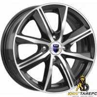 K&K Арнар 6x15 4*98 ET35 DIA58.6 Дарк платинум Литой