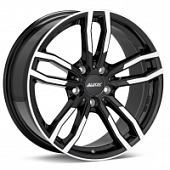 Alutec Drive 8x18 5*120 ET30 DIA72.6 Diamond Black Front Polished Литой