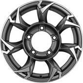 KHW 1505, Khomen KHW 1505 5.5x15 5*139.7 ET5 DIA98.5 Black Литой, Диски