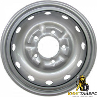 ТЗСК Lada Urban 4x4/Bronto 6.5x16 5*139.7 ET40 DIA98 Silver Штампованный