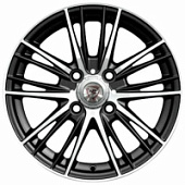 Диски NZ F-33 6.5x16 5*114.3 ET40 DIA66.1 BKF Литой F-33, NZ F-33 6.5x16 5*114.3 ET40 DIA66.1 BKF Литой, Диски