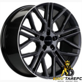 KHW 2101, Khomen KHW 2101 9.5x21 5*130 ET46 DIA71.6 Black Литой, Диски