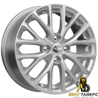 K&K КС782 6x15 4*100 ET48 DIA54.1 Алмаз черный Литой