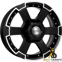 K&K M56 7x16 6*139.7 ET30 DIA106.1 Алмаз черный Литой