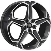 KHW 1909, Khomen KHW 1909 7.5x19 5*112 ET32 DIA66.6 Black Литой, Диски