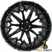 Khomen KHW 2202 10x22 5*112 ET30 DIA66.6 Black Matt MR Литой Khomen KHW 2202 10x22 5*112 ET30 DIA66.6 Black Matt MR Литой
