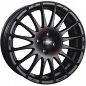 OZ Superturismo GT 7.5x17 5*112 ET35 DIA75.1 Matt Black + Red Lettering Литой