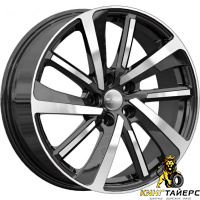K&K KC1111 7x18 5*100 ET28 DIA57.1 Алмаз черный Литой