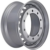 10/335/281/135, Asterro 10/335/281/135 11.75x22.5 10*335 ET135 DIA281 Silver Штампованный, Диски