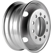 1715, Asterro 1715 6.75x17 10*225 ET127 DIA176 Silver Штампованный, Диски