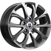 Urals, K&K Urals 6.5x15 5*108 ET50 DIA63.3 Дарк платинум Литой, Диски