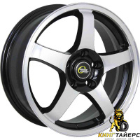 Cross Street CR-14 5.5x14 4*108 ET43 DIA63.3 Black Литой