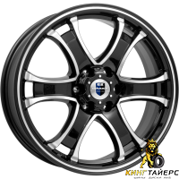 K&K Балеар 7.5x18 6*139.7 ET25 DIA106.1 Дарк платинум Литой