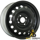 14000, Magnetto 14000 5.5x14 4*100 ET43 DIA60.1 Black Штампованный, Диски