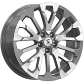 КР003, Скад КР003 7.5x19 5*114.3 ET40 DIA64.1 Diamond gloss graphite Литой, Диски