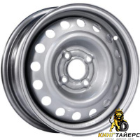 Trebl 7405T 5.5x15 4*100 ET51 DIA54.1 Silver Штампованный