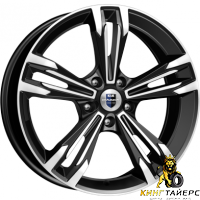 K&K Каррера 7x18 5*100 ET45 DIA67.1 Алмаз черный Литой