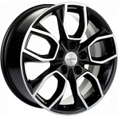 KHW 1713, Khomen KHW 1713 7x17 5*110 ET46 DIA63.3 Black Литой, Диски