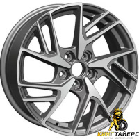Khomen KHW 1722 6.5x17 5*114.3 ET45 DIA67.1 Gray-FP Литой