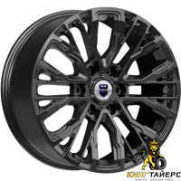 K&K Кортес 8.5x19 6*139.7 ET25 DIA106.1 Черный Литой