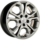 KHW 1711, Khomen KHW 1711 6.5x17 5*108 ET33 DIA60.1 Black Литой, Диски