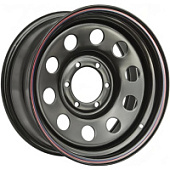 Nissan Navara, Off Road Wheels Nissan Navara 8x17 6*114.3 ET0 DIA66.1 Black Штампованный, Диски