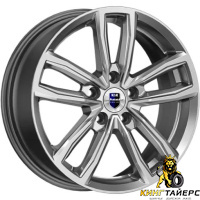 K&K Каланг 6.5x17 5*112 ET43 DIA66.6 Алмаз черный Литой