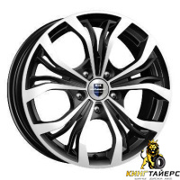 K&K Аламида 6.5x16 5*100 ET38 DIA67.1 Алмаз черный Литой