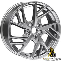 Khomen KHW 1722 6.5x17 5*112 ET38 DIA57.1 F-Silver Литой